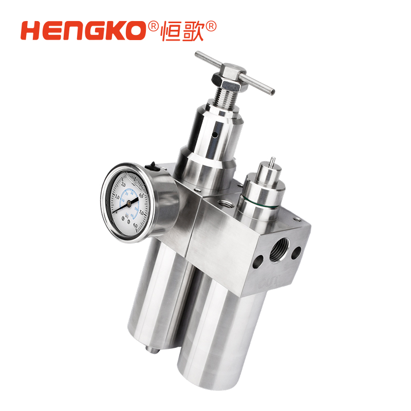 不銹鋼氣源處理器三聯(lián)件在超高純電子特氣系統(tǒng)的應用！