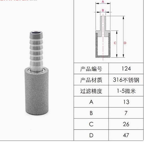 微孔金屬曝氣擴(kuò)散器丨不銹鋼粉末燒結(jié)曝氣頭